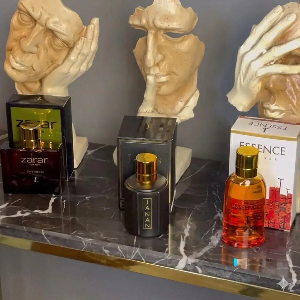 Unisex Long Lasting Refreshing Perfume Set of 3