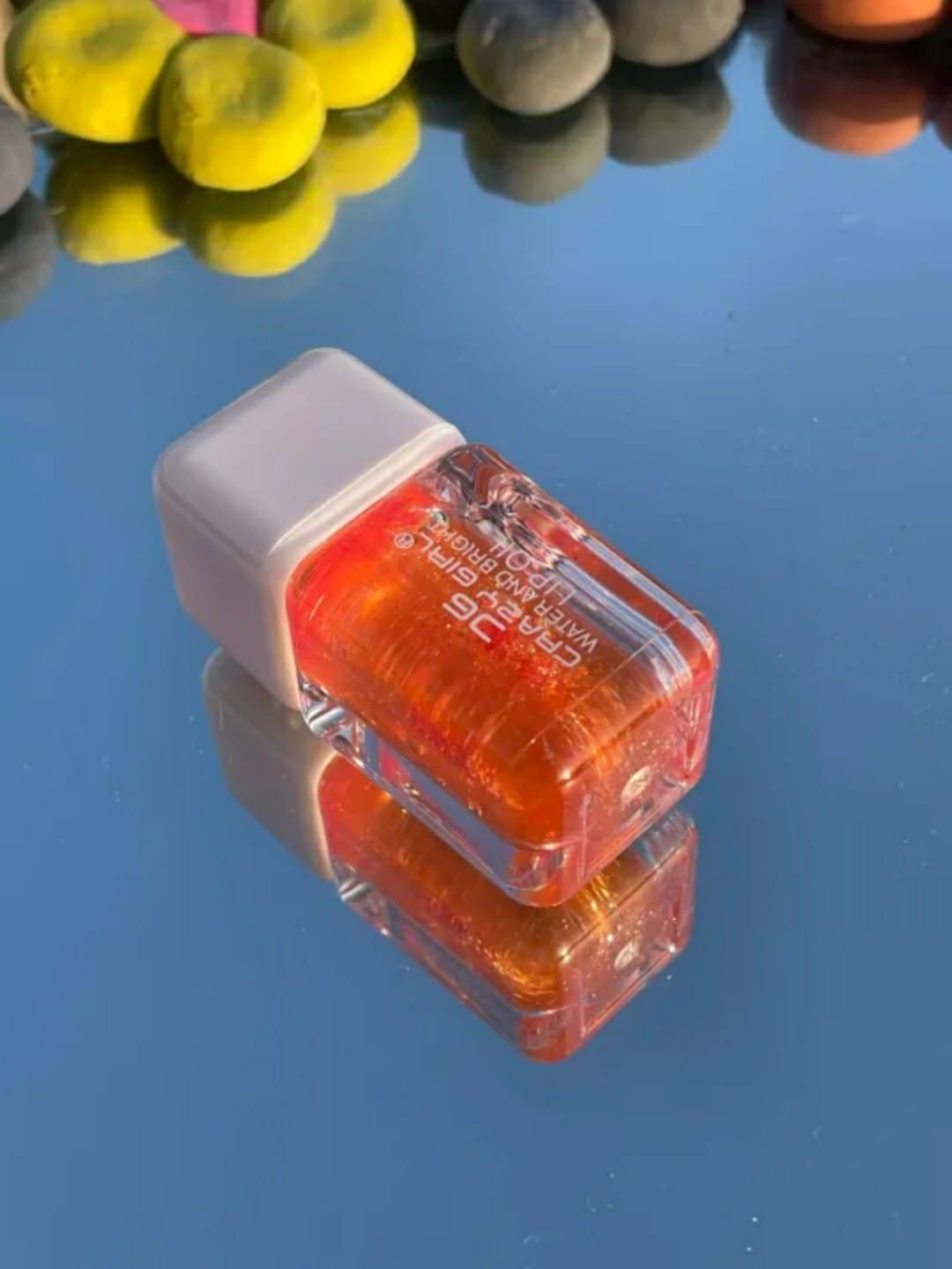 Hydrating Lip Oil Cherry Peach Glossy Finish