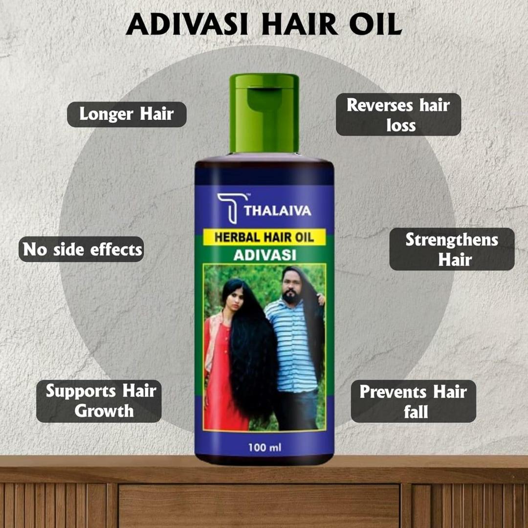 Thalana Herbal Hair Oil 100ml for Thick Hair & Shine