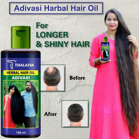 Thalana Herbal Hair Oil 100ml for Thick Hair & Shine