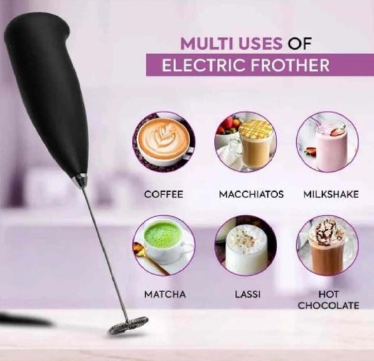 Electric Coffee Frother Multi-Use Stainless Steel