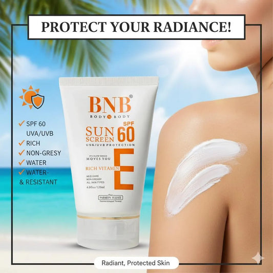 BNB Sunscreen SPF 60 Non-Greasy All Skin Types