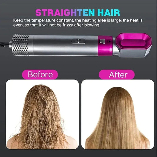 5 in 1 Hair Straightener pink