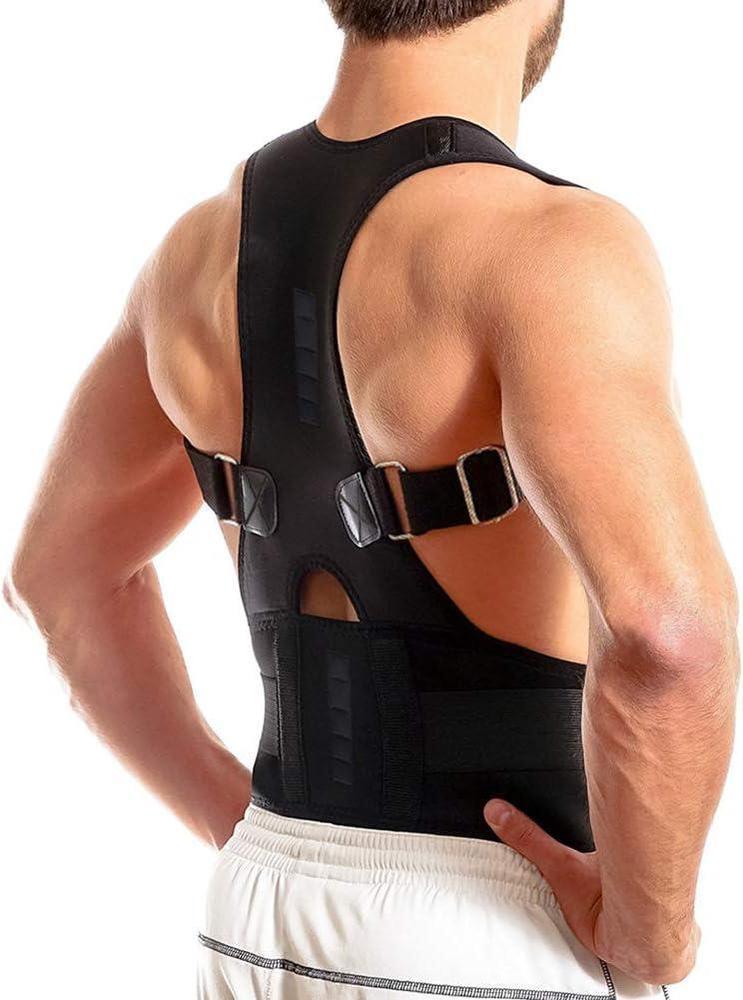Posture Corrector Belt Black Magnetic Adjustable for Women